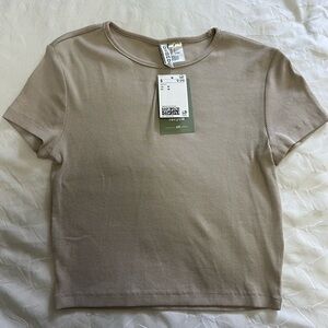 H&M Tan and Rose Colored Women's Top